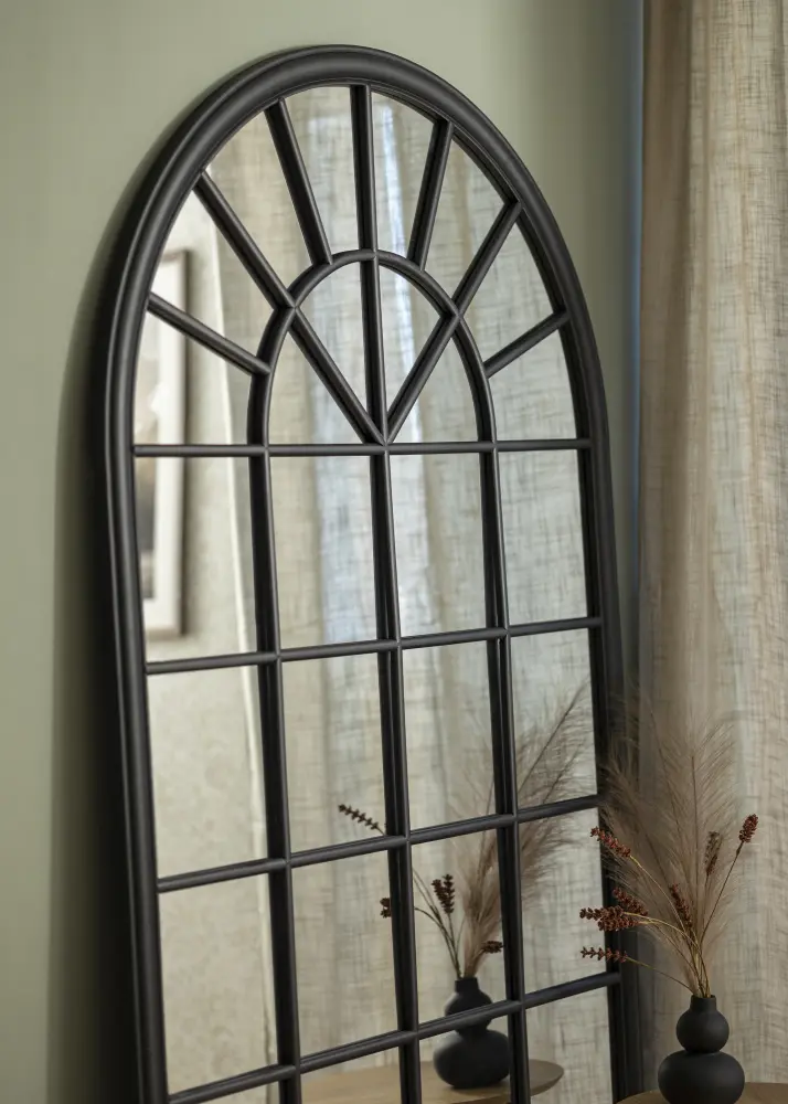 Ogledalo Window tall Dome Crno 103x180 cm