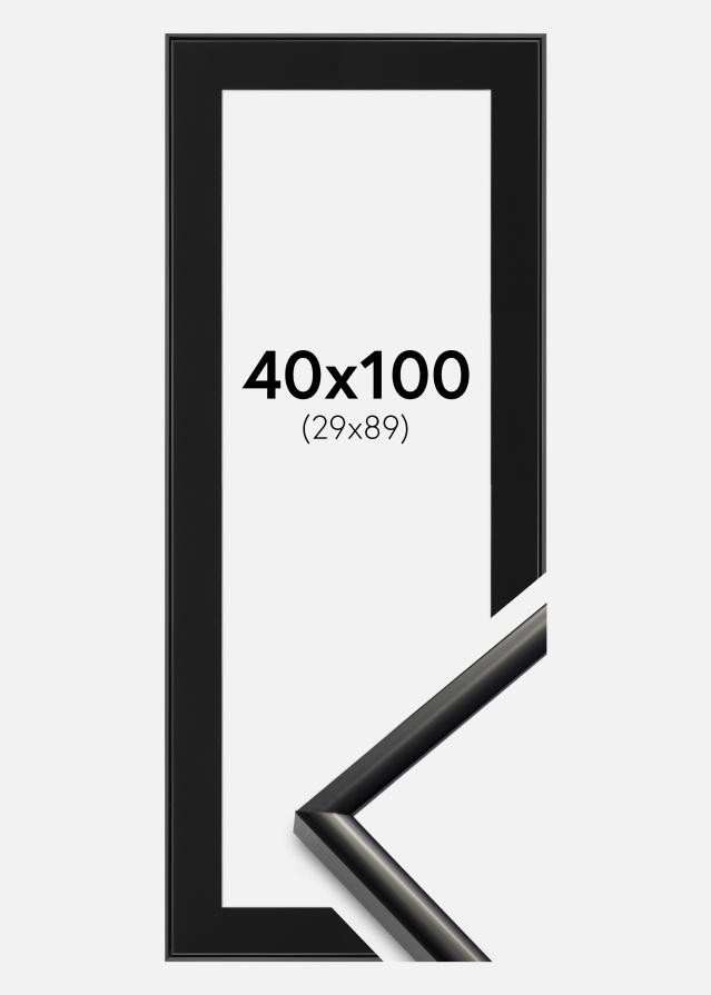 Okvir New Lifestyle Crno 40x100 cm - Paspartu Crno 30x90 cm