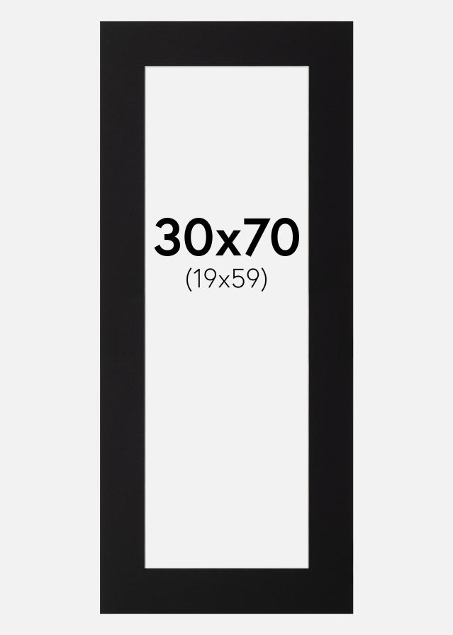 Paspartu Canson Crno Bijeli unutarnji rub 30x70 cm (19x59)