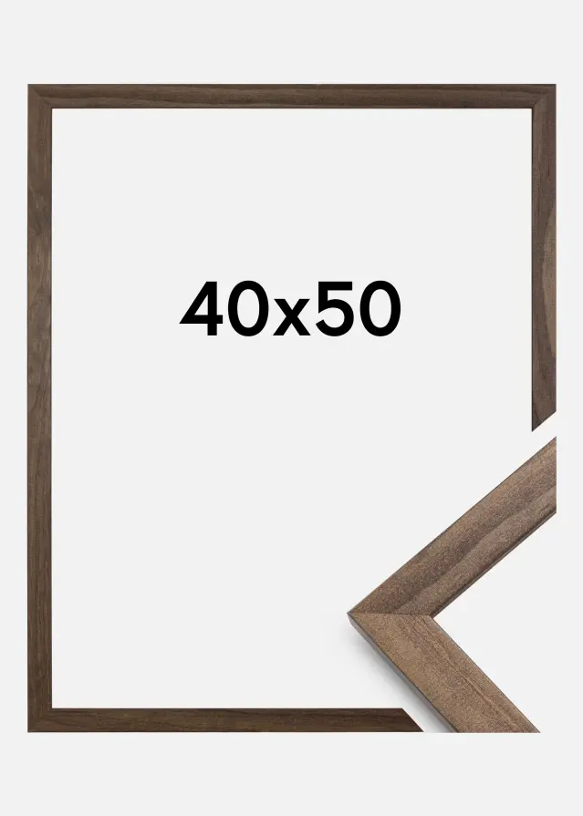 Okvir Profinjeni Akrilno staklo Orah 40x50 cm