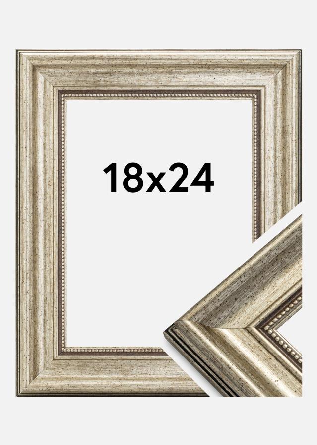 Okvir Rokoko Srebro 18x24 cm