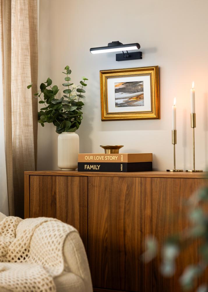 KAILA Gleam Baterijska Rasvjeta za Slike 32 cm - Crna