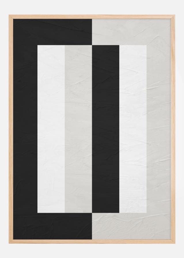 Black and White Line Art l Plakat