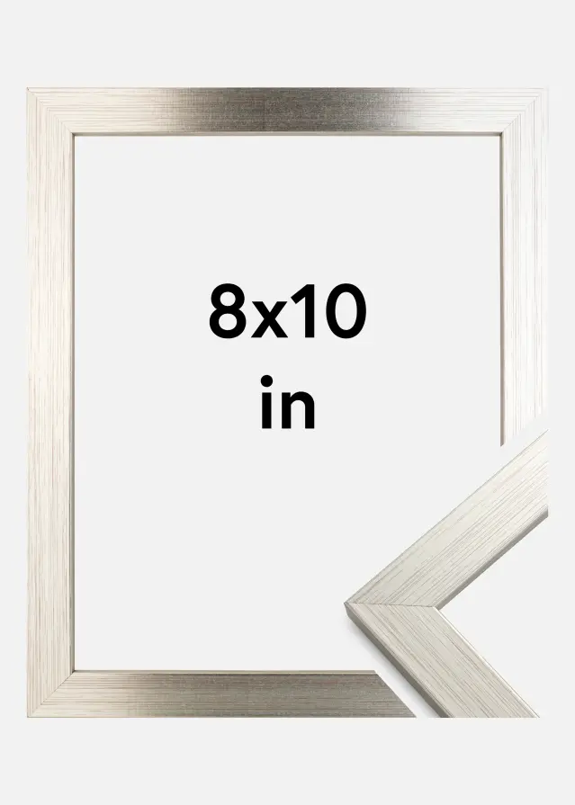 Okvir Srebro Wood 8x10 inches (20,32x25,4 cm)