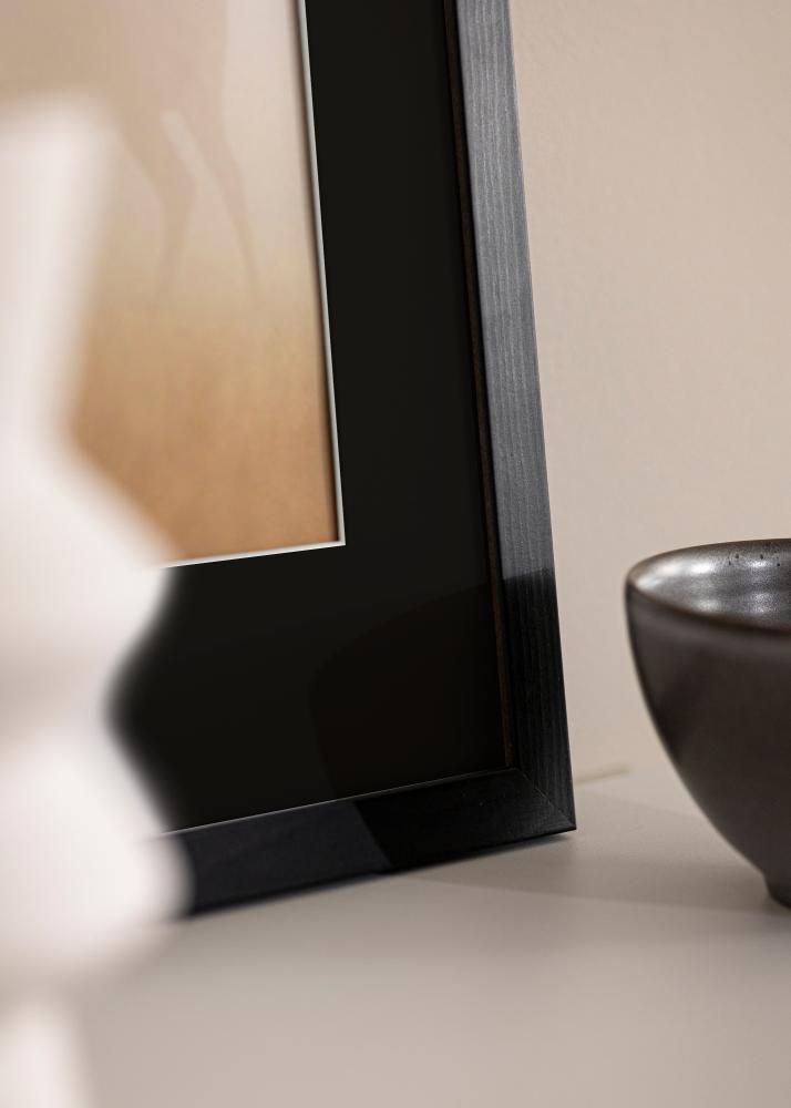 Okvir Profinjeni Crno 20x30 cm - Paspartu Crno 15x21 cm (A5)