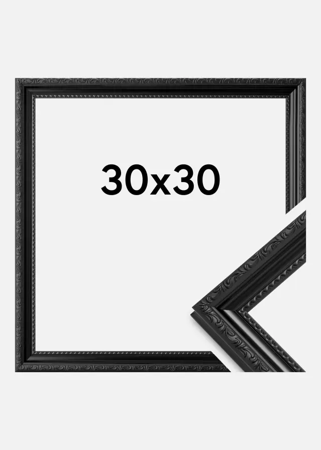 Okvir Abisko Akrilno staklo Crno 30x30 cm