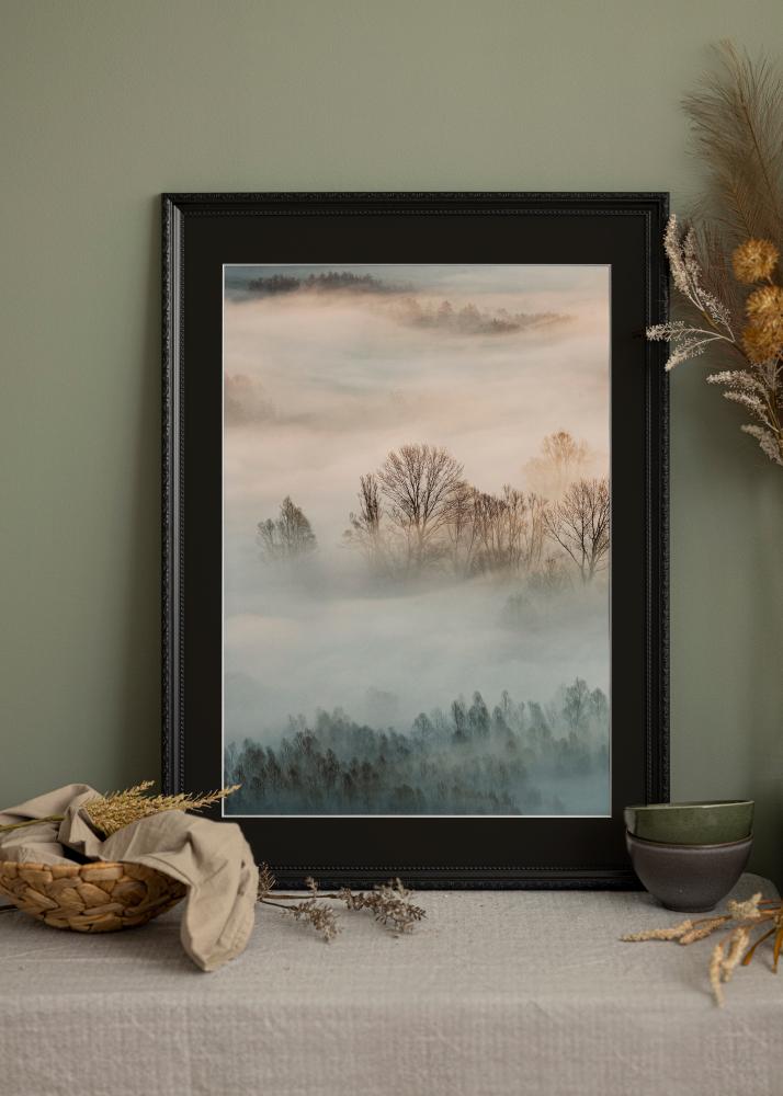 Okvir Abisko Crno 60x80 cm - Paspartu Crno 50x70 cm