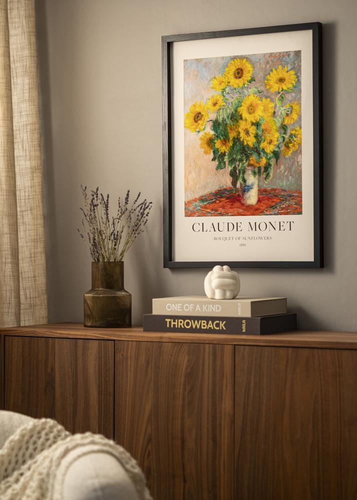 BGA Box okvir Akrilno staklo Crno 40x50 cm