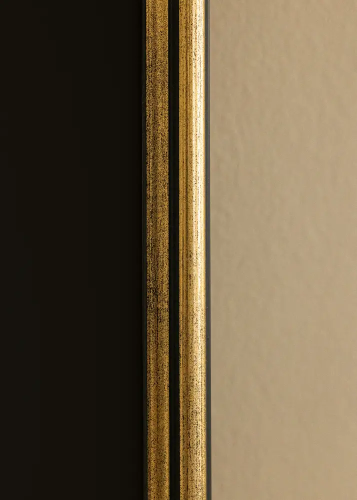 Okvir Horndal Zlato 20x30 cm - Paspartu Crno 15x21 cm (A5)