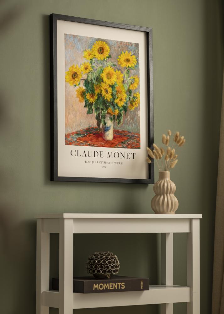 BGA Box okvir Akrilno staklo Crno 40x50 cm