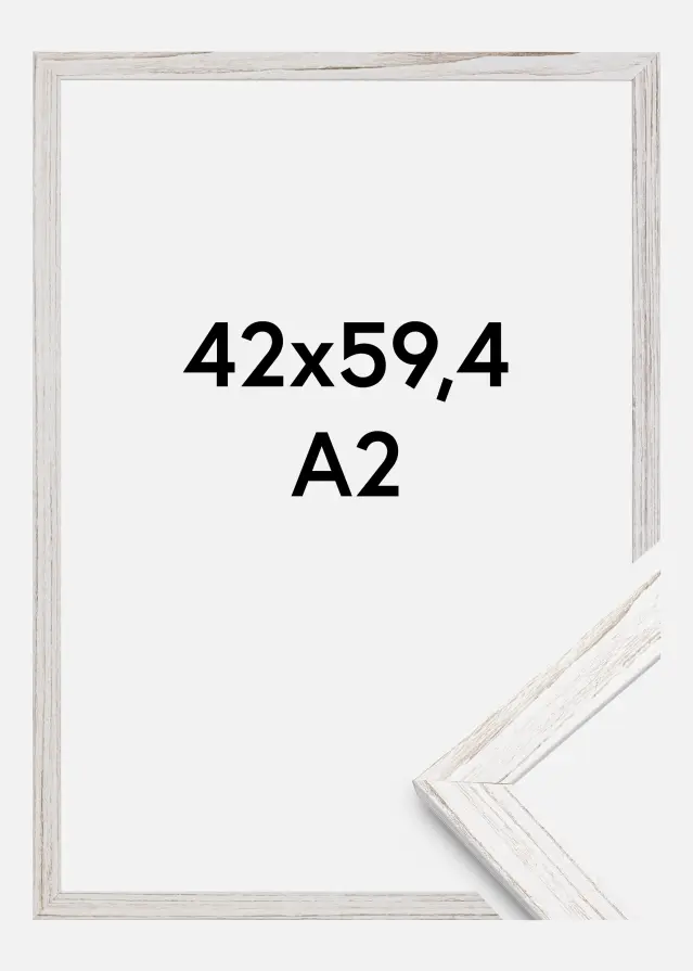 Okvir Profinjeni Vintage White 42x59,4 cm (A2)