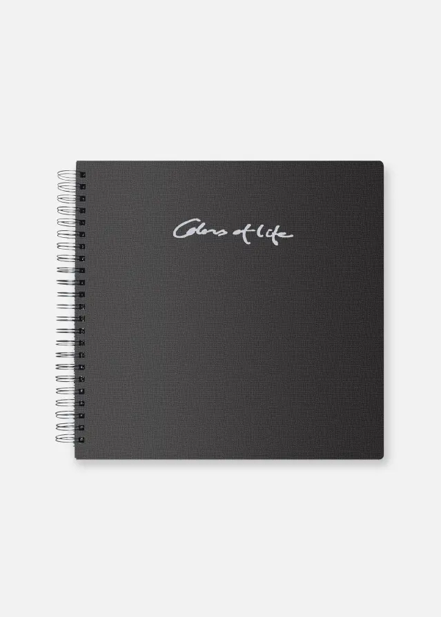 Colors of Life Crno - 30x30 cm (48 Crne Stranice / 24 listova)
