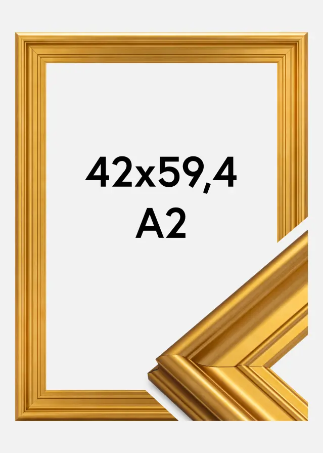 Okvir Mora Premium Zlato 42x59,4 cm (A2)