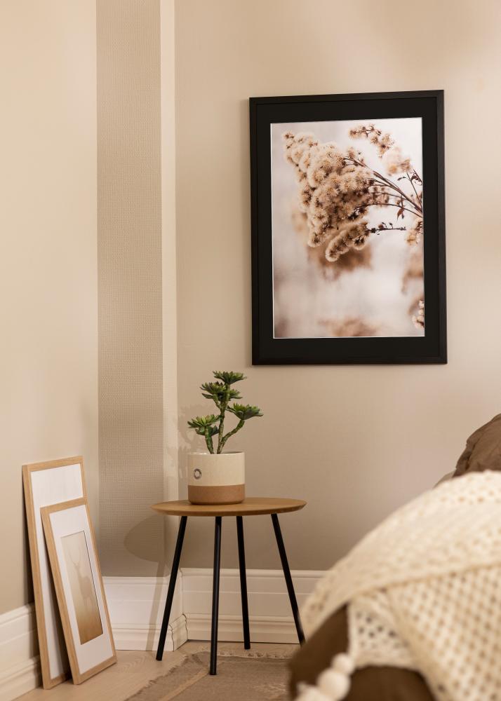 Okvir Profinjeni Crno 20x30 cm - Paspartu Crno 15x21 cm (A5)