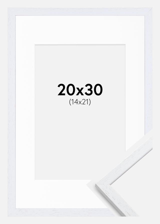 Okvir Edsbyn Warm White 20x30 cm - Paspartu Bijelo 15x22 cm