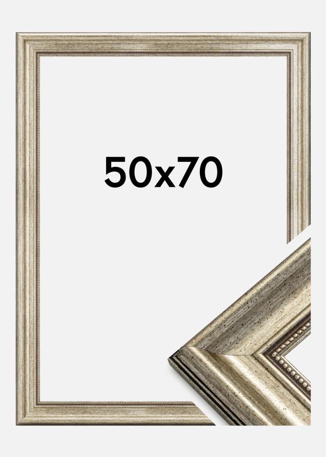Okvir Rokoko Srebro 50x70 cm