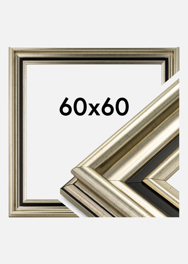 Okvir Gysinge Premium Srebro 60x60 cm