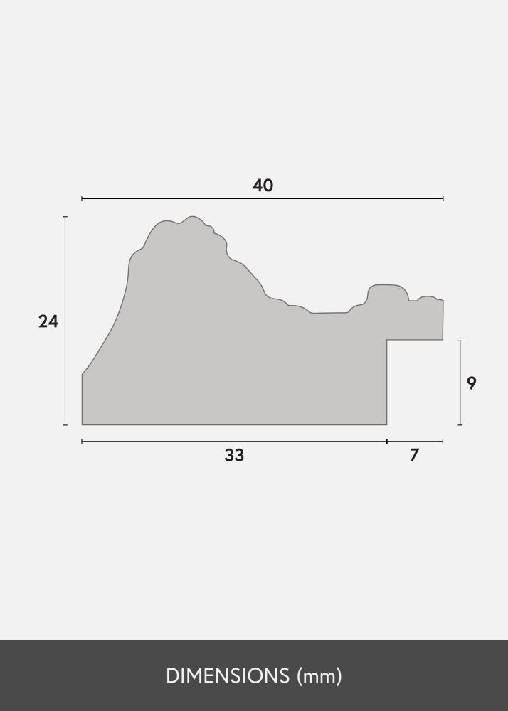 Okvir Ornate Akrilno staklo Zlato 59,4x84,1 cm (A1)