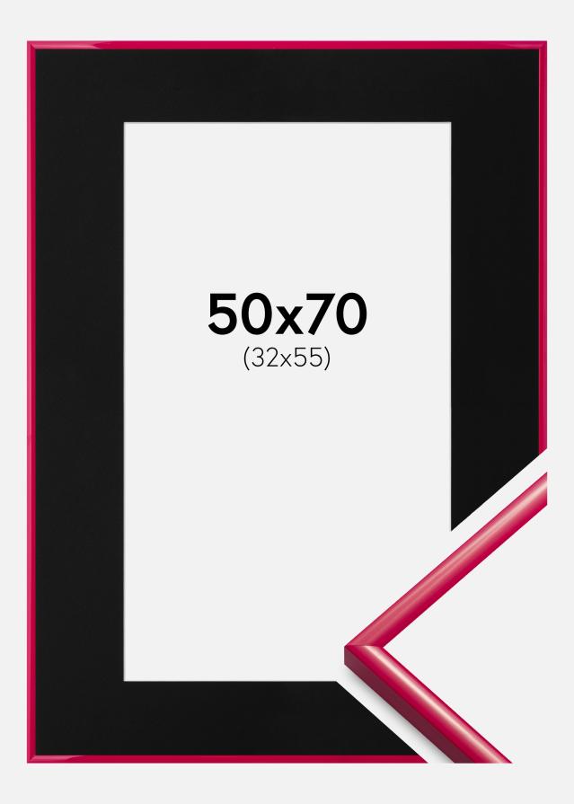 Okvir New Lifestyle Rose 50x70 cm - Paspartu Crno 33x56 cm