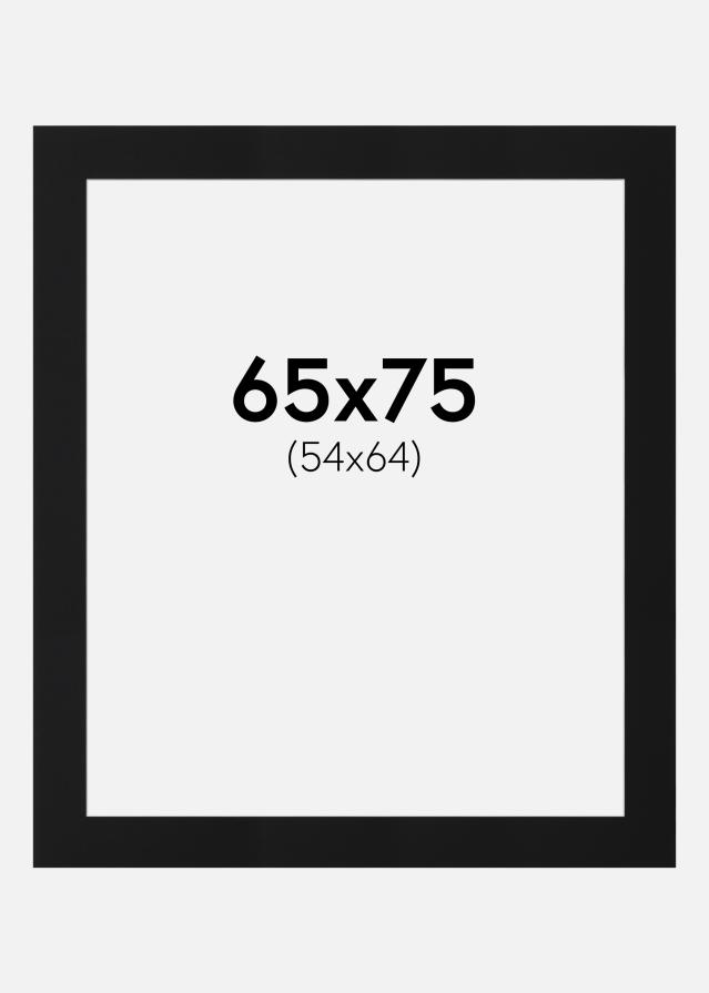 Paspartu Crni Standard (Bijela Jezgra) 65x75 cm (54x64)