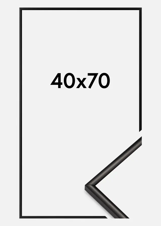 Okvir Scandi Akrilno staklo Mat Crna 40x70 cm