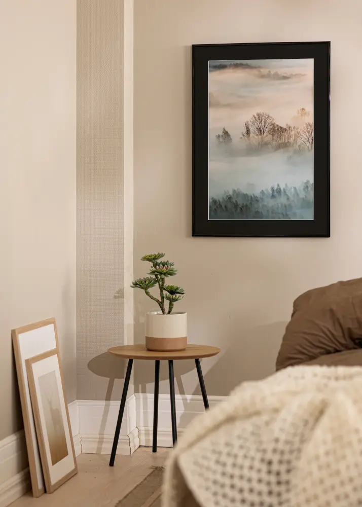 Okvir New Lifestyle Crno 50x70 cm - Paspartu Crno 33x56 cm