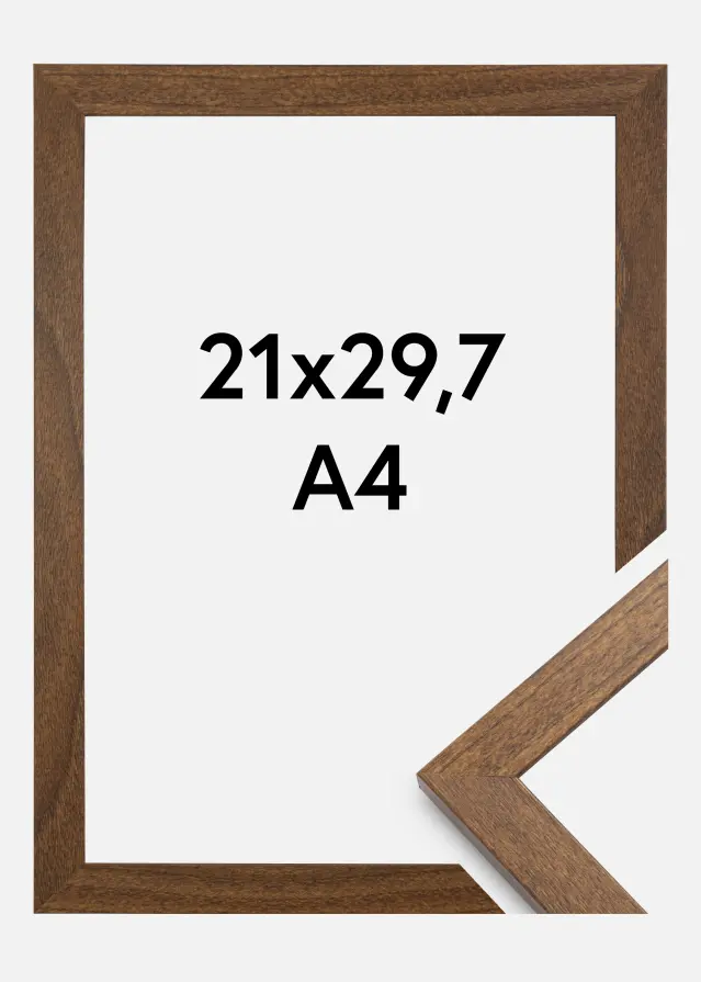 Okvir Profinjeni Akrilno staklo Warm Brown 21x29,7 cm (A4)