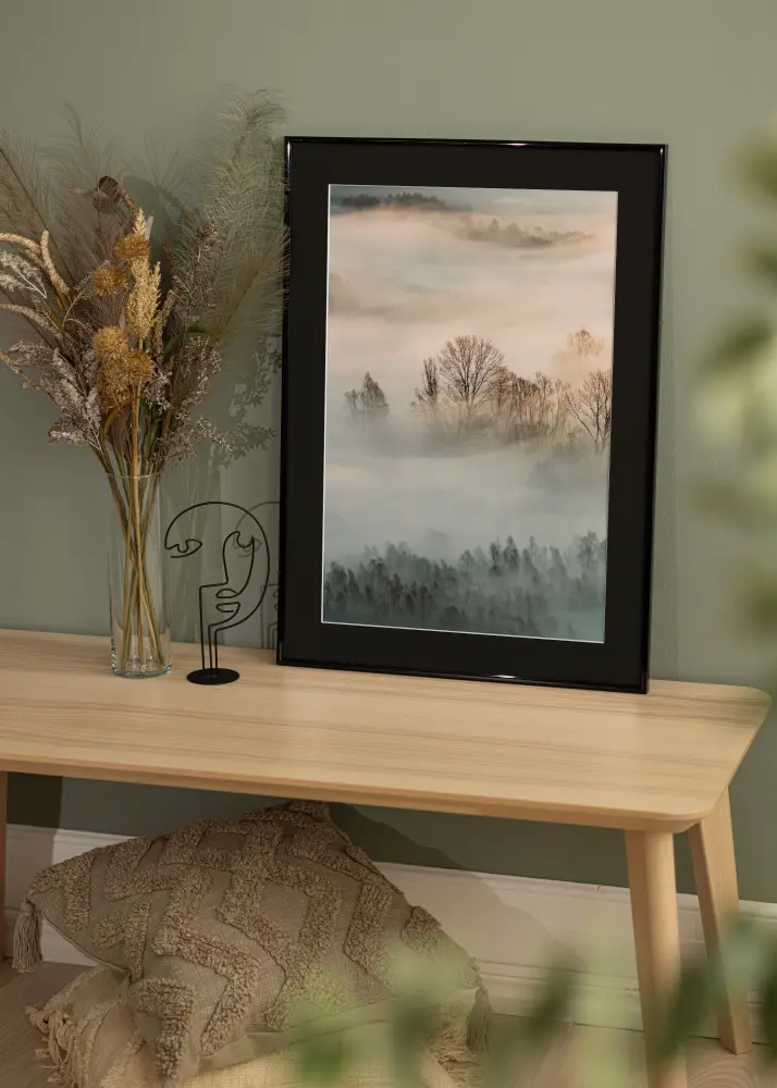 Okvir New Lifestyle Crno 50x70 cm - Paspartu Crno 33x56 cm