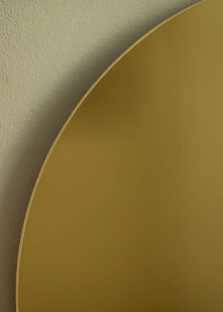 KAILA Okruglo Ogledalo Gold 30 cm Ø