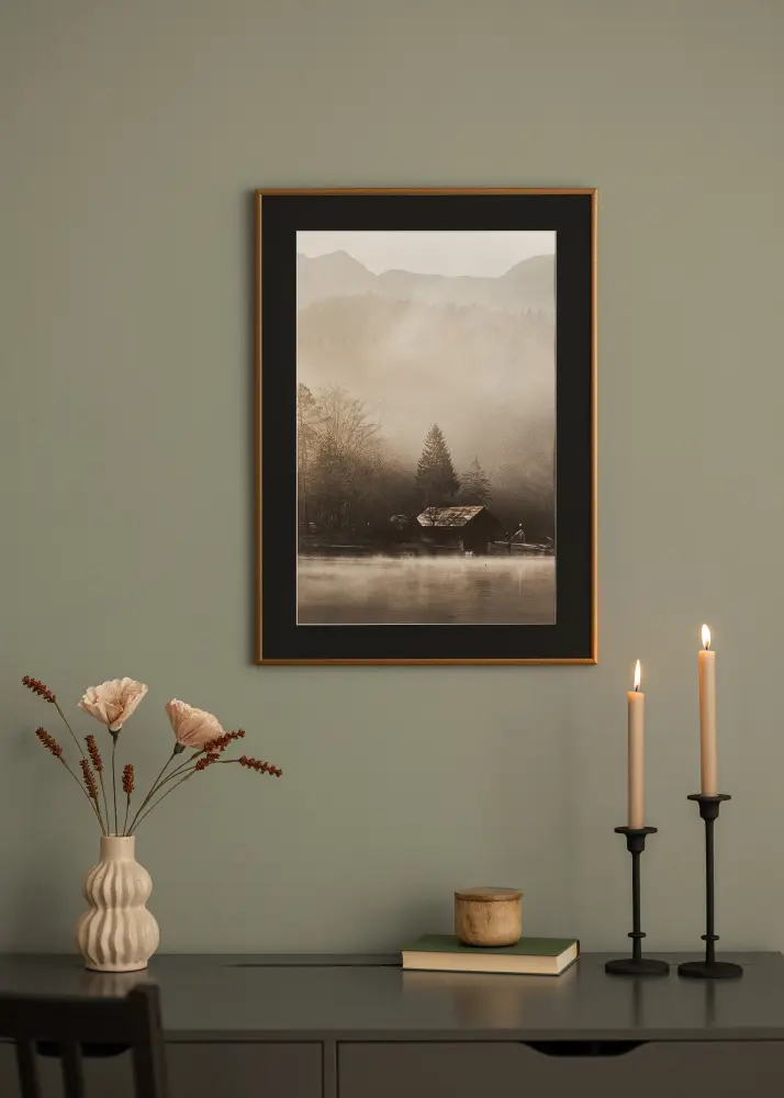 Okvir New Lifestyle Bronca 50x70 cm - Paspartu Crno 16x24 inches