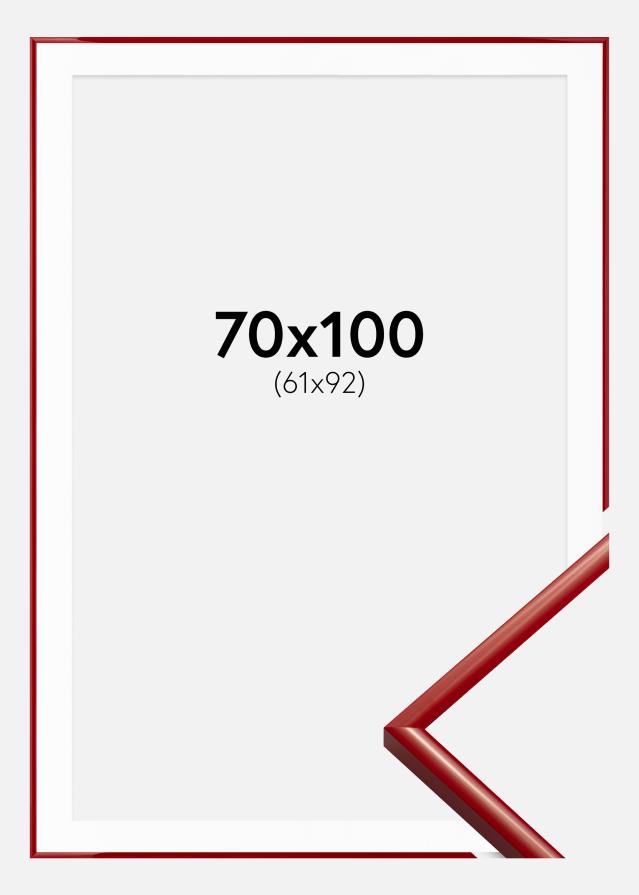 Okvir New Lifestyle Medium Red 70x100 cm - Paspartu Bijelo 62x93 cm