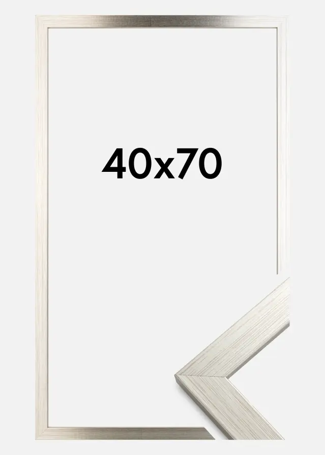 Okvir Srebro Wood Akrilno staklo 40x70 cm