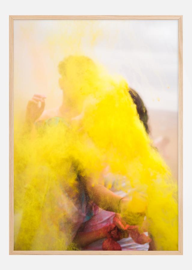 Yellow colour in the Air Plakat