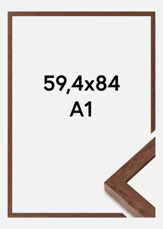 Okvir Hermes Akrilno staklo Tikovina 59,4x84 cm (A1)