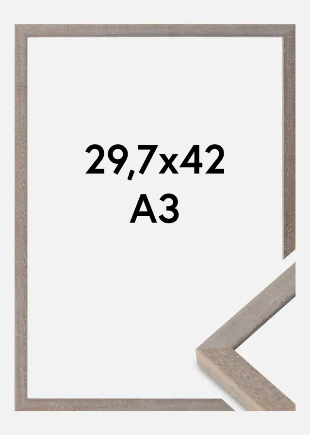 Okvir Ares Akrilno staklo Siva 29,7x42 cm (A3)
