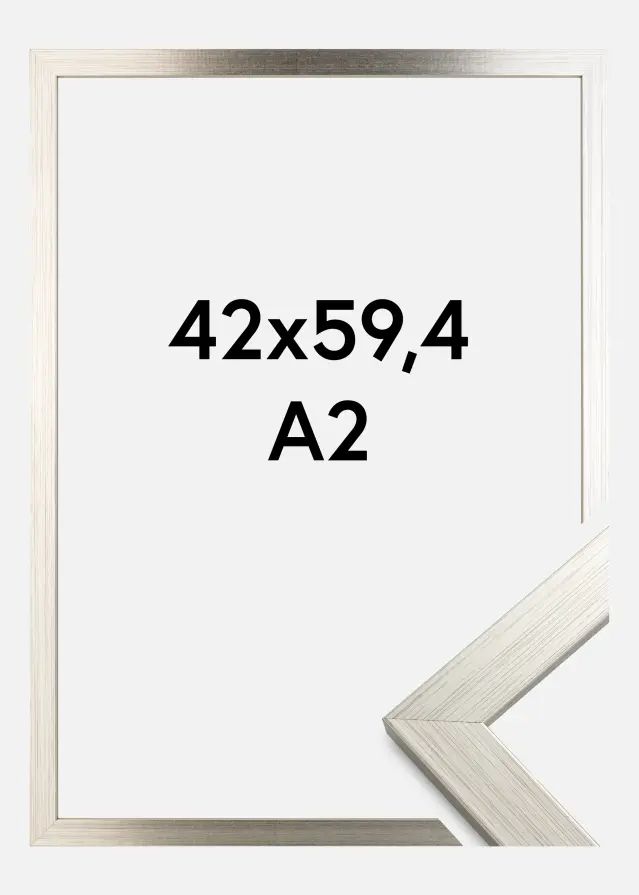 Okvir Srebro Wood 42x59,4 cm (A2)