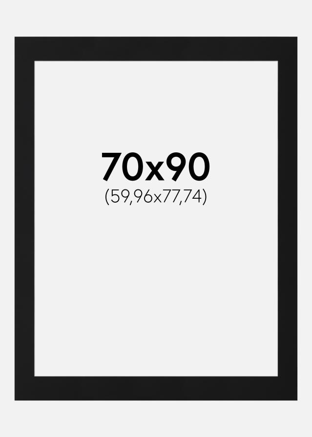 Paspartu Crni Standard (Bijela Jezgra) 70x90 cm (59,96x77,74)