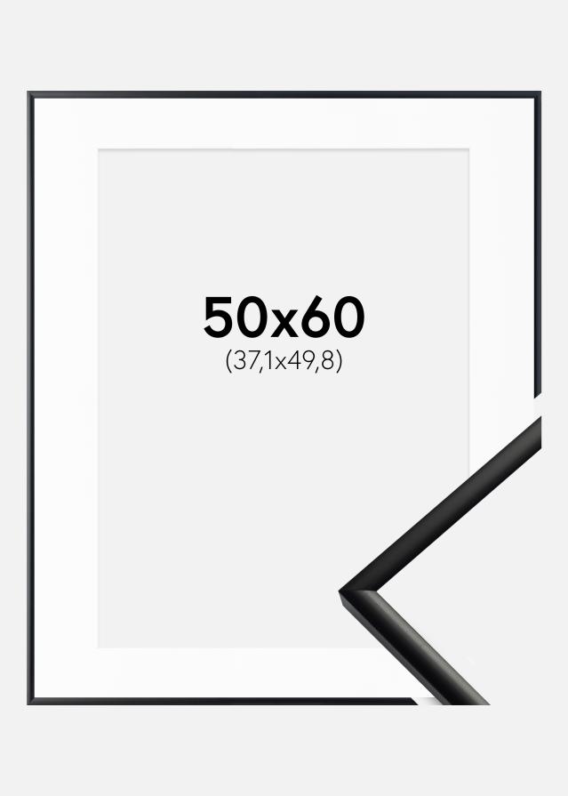 Okvir New Lifestyle Mat Crna 50x60 cm - Paspartu Bijelo 15x20 inches