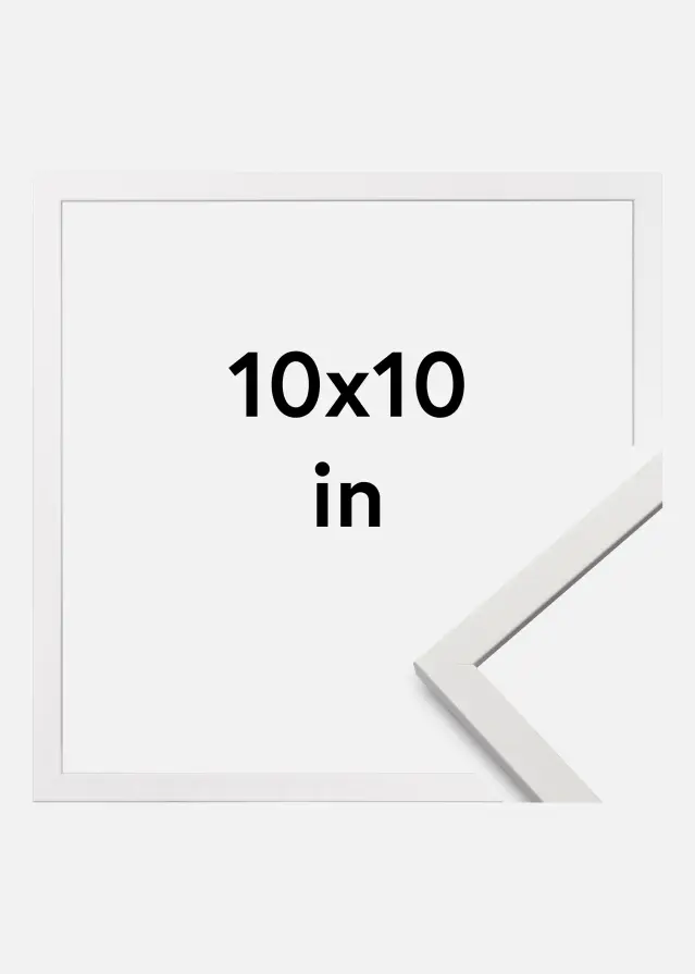 Okvir Edsbyn Bijelo 10x10 inches (25,4x25,4 cm)
