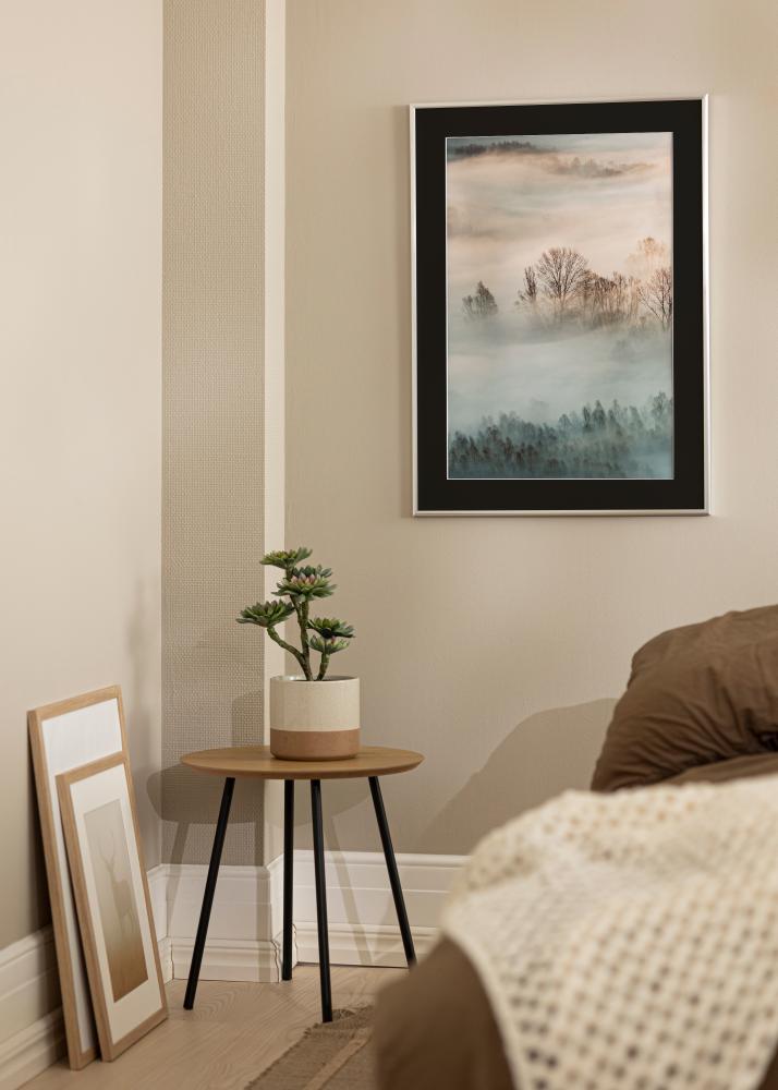 Okvir New Lifestyle Srebro 70x100 cm - Paspartu Crno 61x91,5 cm