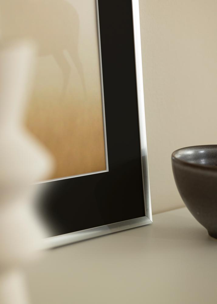 Okvir New Lifestyle Srebro 70x100 cm - Paspartu Crno 61x91,5 cm