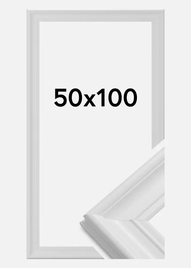 Okvir Mora Premium Bijelo 50x100 cm