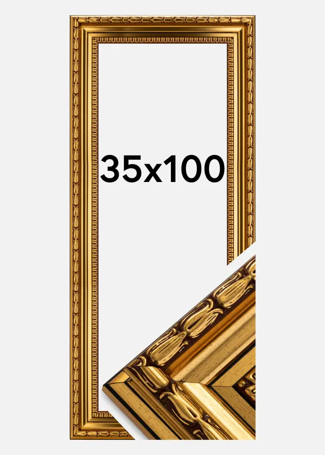 Okvir Birka Premium Zlato 35x100 cm