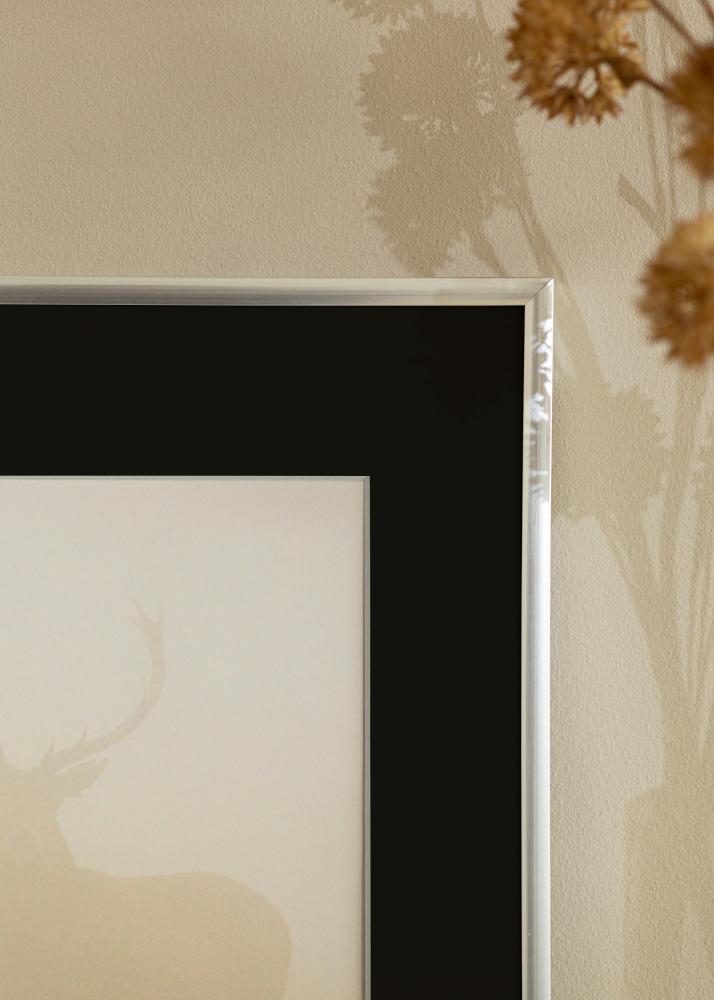 Okvir New Lifestyle Srebro 70x100 cm - Paspartu Crno 61x91,5 cm