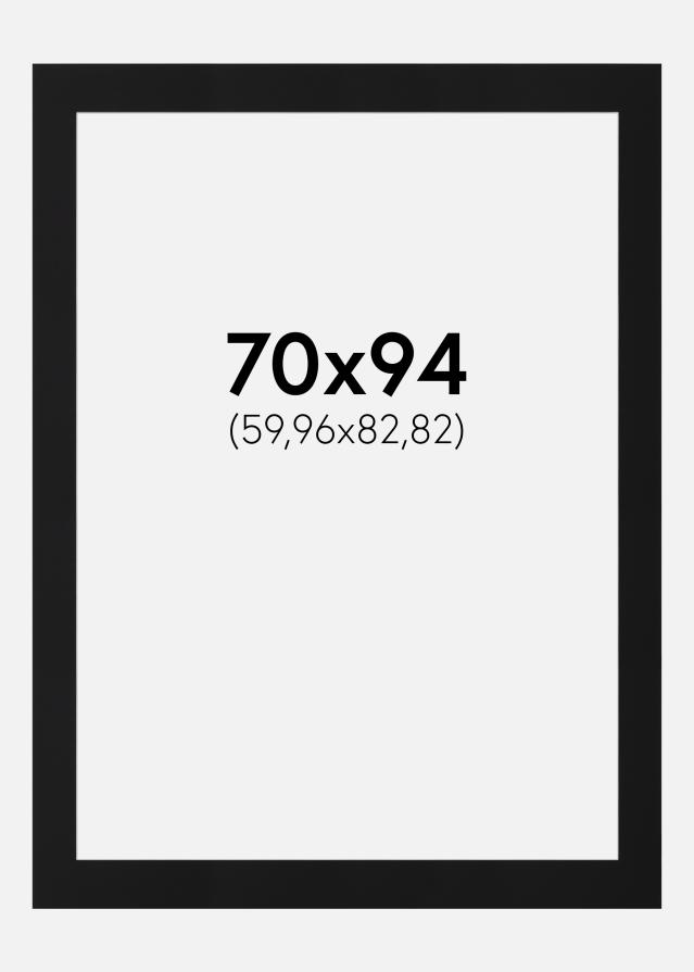 Paspartu Crni Standard (Bijela Jezgra) 70x94 cm (59,96x82,82)