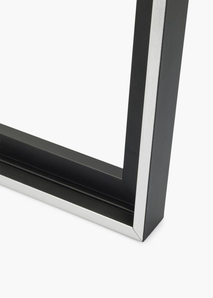 Canvas okvir Reno Crno / Srebro 30x30 cm