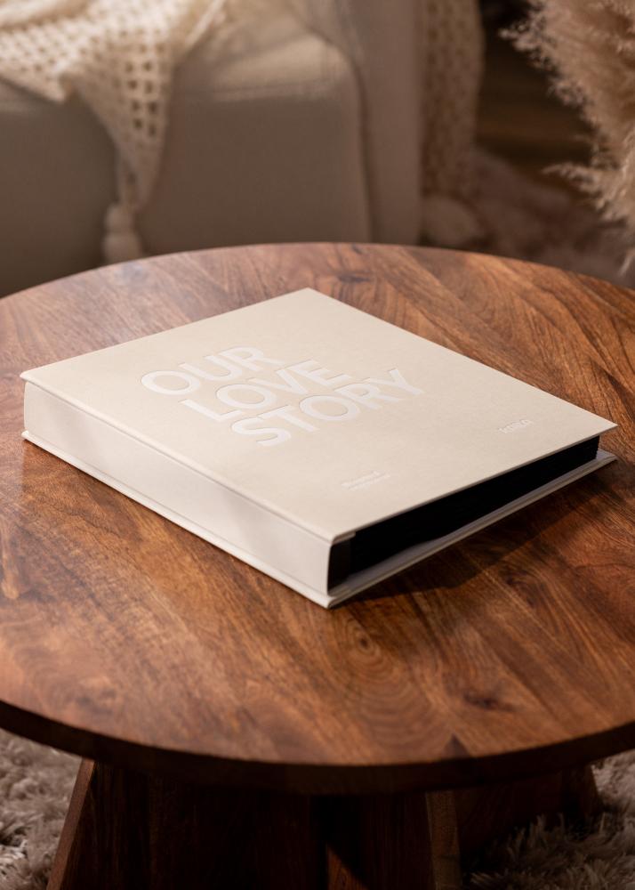 KAILA Fotoalbum NAŠA LJUBAVNA PRIČA Krema - 600 slika u 10x15 cm