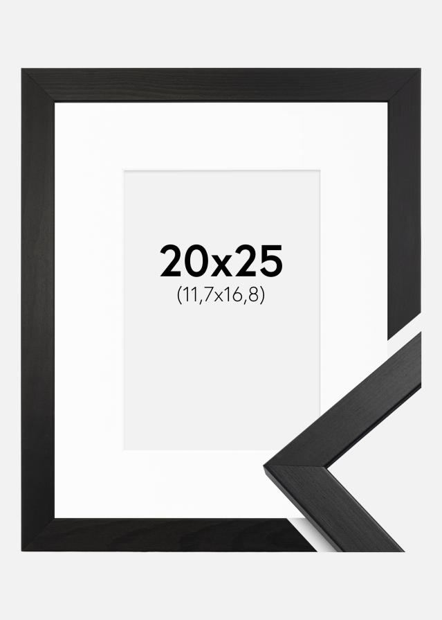 Okvir Profinjeni Crno 20x25 cm - Paspartu Bijelo 5x7 inches