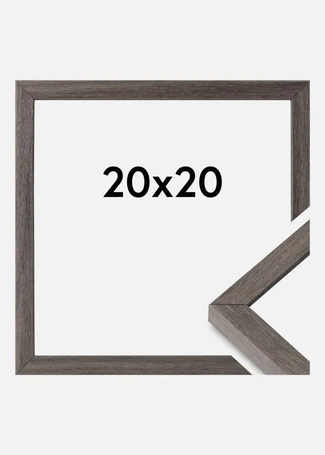 Okvir Ares Akrilno staklo Grey Oak 20x20 cm