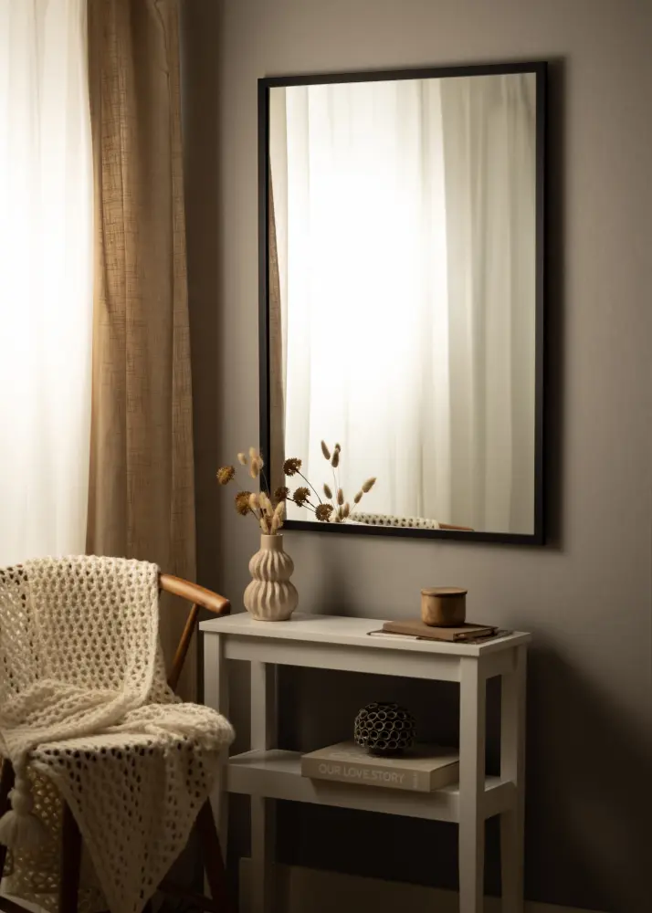 Ogledalo Black Wood 70x100 cm